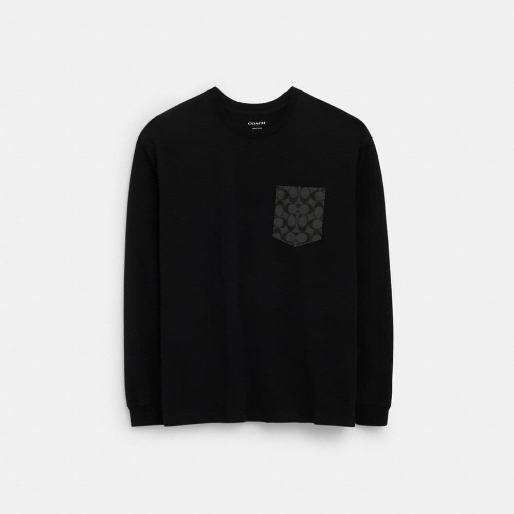 Signature Long Sleeve T-Shirt In Organic Cotton