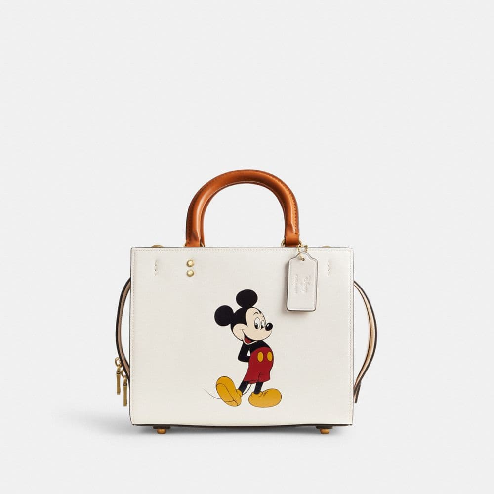 Disney X Coach Rogue Bag 25 With Mickey Mouse