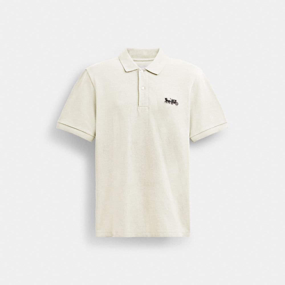 Horse And Carriage Classic Polo In Organic Cotton