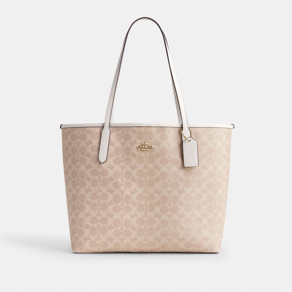 City Tote Bag In Signature Canvas