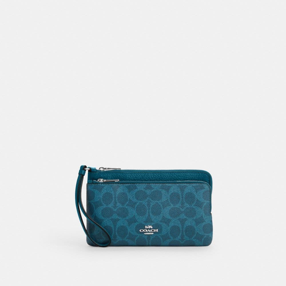 Silver/Aquamarine
