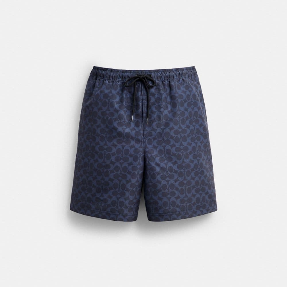 Signature Swim Trunks In Recycled Polyester
